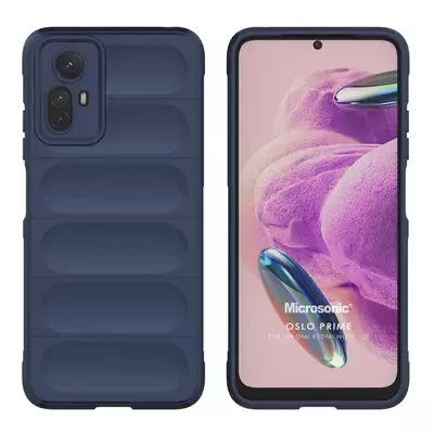 Microsonic Xiaomi Redmi Note 12S Kılıf Oslo Prime Lacivert