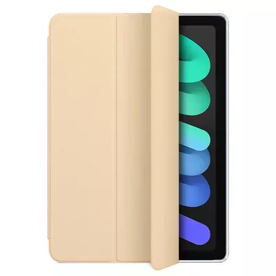 Microsonic Apple iPad Mini 7 Kılıf (A2993-A2995) Slim Translucent Back Smart Cover Gold
