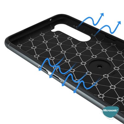 Microsonic Oppo Reno 3 Kılıf Kickstand Ring Holder Lacivert