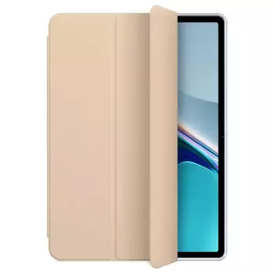 Microsonic Huawei MatePad 11 Kılıf Slim Translucent Back Smart Cover Gold