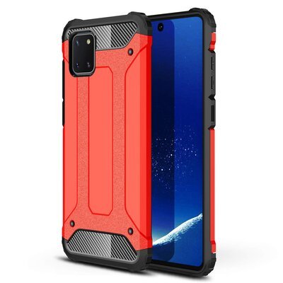 Microsonic Samsung Galaxy A81 Kılıf Rugged Armor Kırmızı