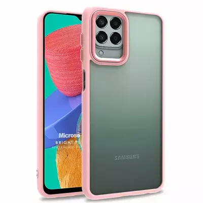 Microsonic Samsung Galaxy M33 Kılıf Bright Planet Rose Gold