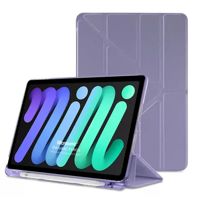 Microsonic Apple iPad Mini 7 Kılıf (A2993-A2995) Origami Pencil Lila