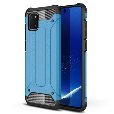 Microsonic Samsung Galaxy A81 Kılıf Rugged Armor Mavi