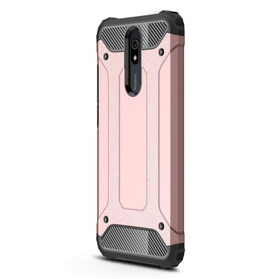 Microsonic Xiaomi Redmi 8A Kılıf Rugged Armor Rose Gold