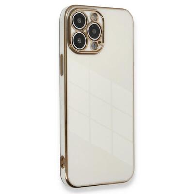 Microsonic Apple iPhone 13 Pro Kılıf Olive Plated Beyaz