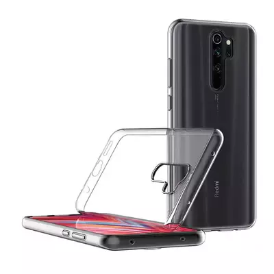 Microsonic Xiaomi Redmi Note 8 Pro Kılıf Transparent Soft Beyaz