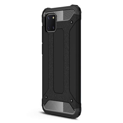 Microsonic Samsung Galaxy A81 Kılıf Rugged Armor Siyah