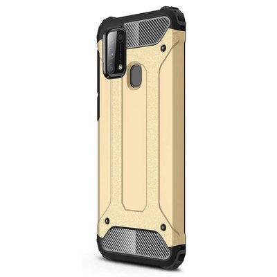 Microsonic Samsung Galaxy M31 Kılıf Rugged Armor Gold