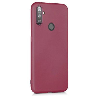 Microsonic Realme C3 Kılıf Matte Silicone Mor