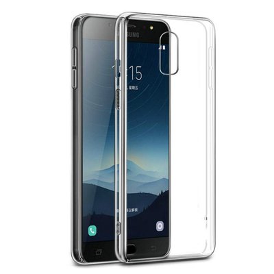 Caseup Samsung Galaxy C8 Kılıf Transparent Soft Şeffaf