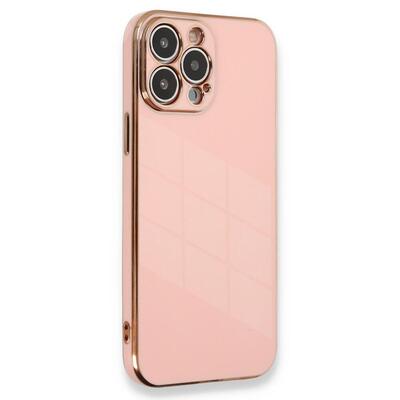 Microsonic Apple iPhone 12 Pro Max Kılıf Olive Plated Pembe