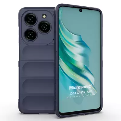 Microsonic Infinix Hot 40 Pro Kılıf Oslo Prime Lacivert