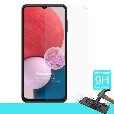 Microsonic Samsung Galaxy A23 Tempered Glass Cam Ekran Koruyucu