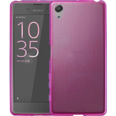 Microsonic Sony Xperia XA Kılıf Transparent Soft Pembe