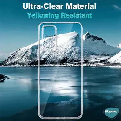 Microsonic Xiaomi Redmi Note 12 Pro 4G Kılıf Transparent Soft Şeffaf