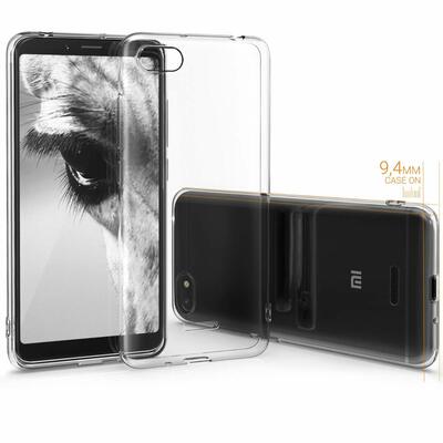 Microsonic Xiaomi Redmi 6A Kılıf Kılıf Transparent Soft Beyaz