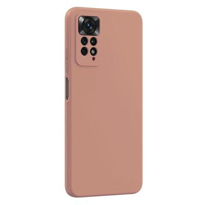 Microsonic Xiaomi Redmi Note 11 Pro 5G Kılıf Matte Silicone Rose Gold