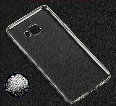 Caseup Samsung Galaxy C7 Pro Kılıf Transparent Soft Mavi