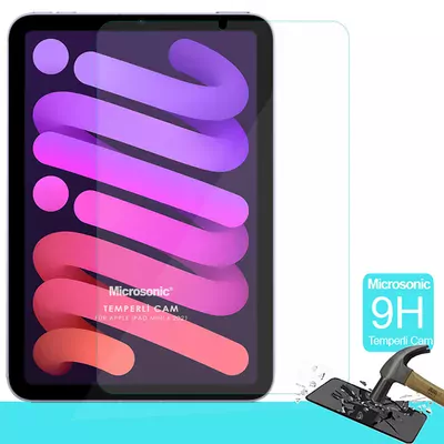 Microsonic Apple iPad Mini 7 (A2993-A2995) Temperli Cam Ekran Koruyucu