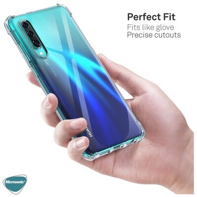 Microsonic Huawei P Smart Pro Kılıf Anti Shock Silikon Şeffaf