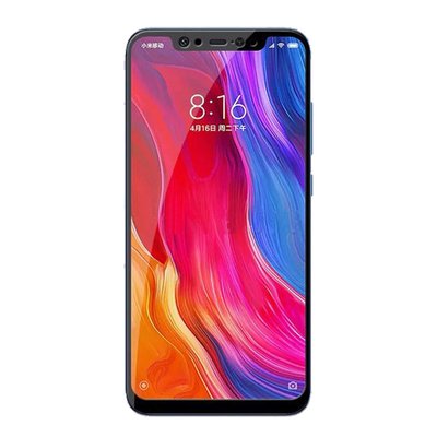 Microsonic Xiaomi Mi 8 SE Kavisli Temperli Cam Ekran Koruyucu Film Beyaz