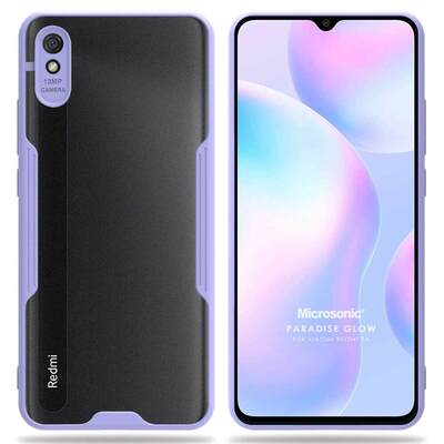 Microsonic Xiaomi Redmi 9A Kılıf Paradise Glow Lila