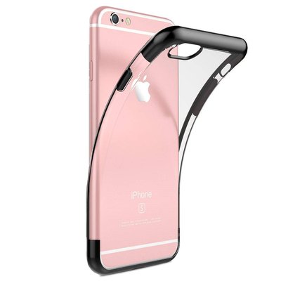 Microsonic Apple iPhone 6S Kılıf Skyfall Transparent Clear Siyah