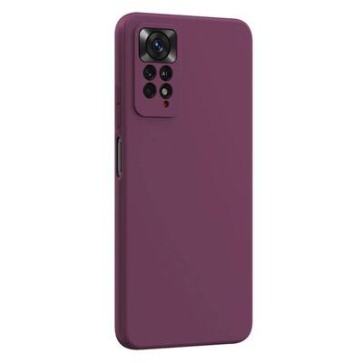 Microsonic Xiaomi Redmi Note 11 Pro 5G Kılıf Matte Silicone Mor