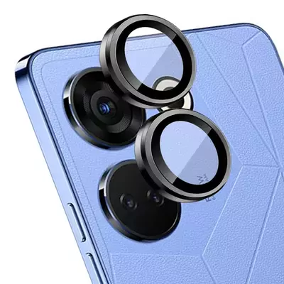 Microsonic TECNO Camon 20 Pro 4G Tekli Kamera Lens Koruma Camı Siyah