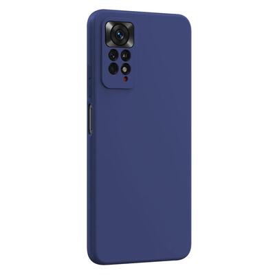 Microsonic Xiaomi Redmi Note 11 Pro 5G Kılıf Matte Silicone Lacivert