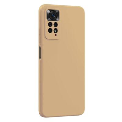 Microsonic Xiaomi Redmi Note 11 Pro 5G Kılıf Matte Silicone Gold