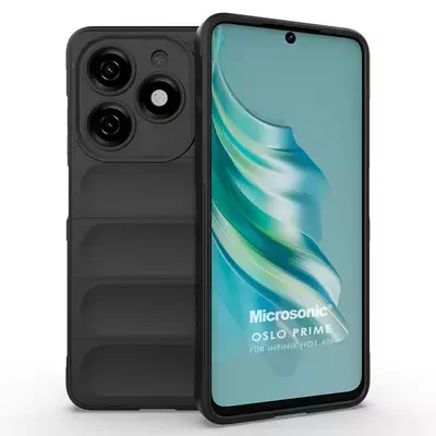 Microsonic Infinix Hot 40i Kılıf Oslo Prime Siyah