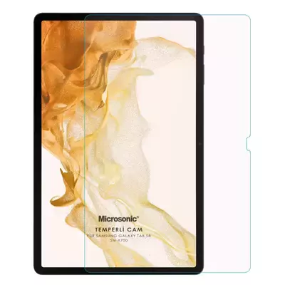 Microsonic Samsung Galaxy Tab S9 X710 Tempered Glass Cam Ekran Koruyucu