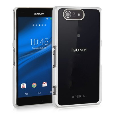 Microsonic Sony Z3 Compact Kılıf Skyfall Transparent Clear Gümüş