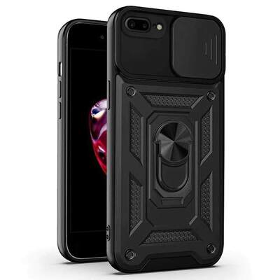 Microsonic Apple iPhone 8 Plus Kılıf Impact Resistant Siyah