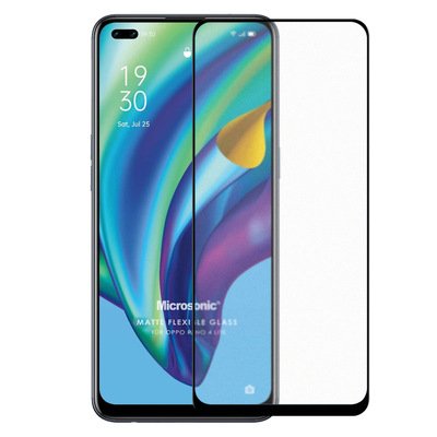 Microsonic Oppo Reno 4 Lite Matte Flexible Ekran Koruyucu Siyah