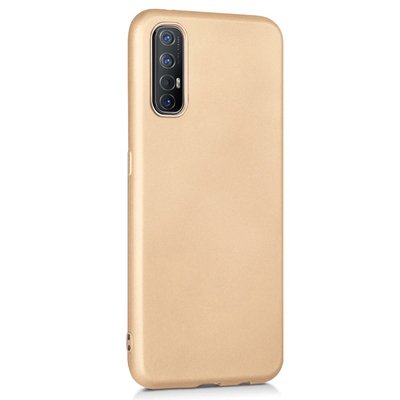 CaseUp Oppo Reno 3 Pro Kılıf Matte Surface Gold