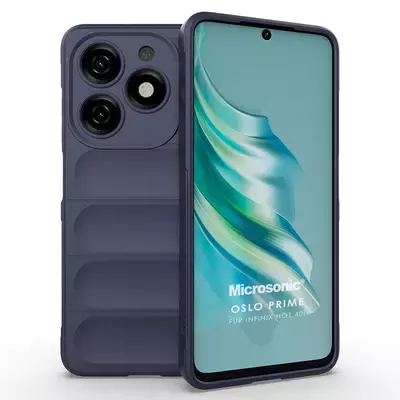 Microsonic Infinix Hot 40i Kılıf Oslo Prime Lacivert