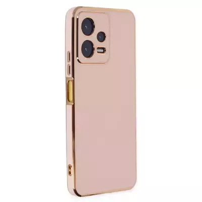 Microsonic Xiaomi Poco X5 5G Kılıf Olive Plated Pembe