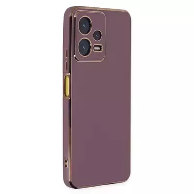 Microsonic Xiaomi Poco X5 5G Kılıf Olive Plated Lila