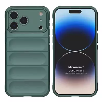 Microsonic Apple iPhone 17 Pro Kılıf Oslo Prime Yeşil