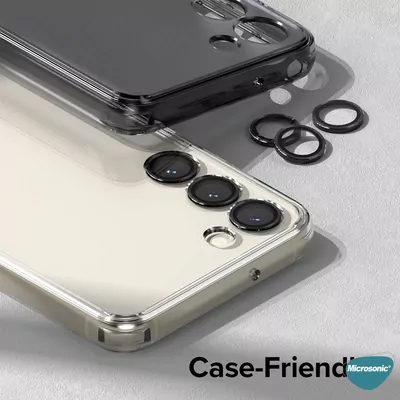 Microsonic Samsung Galaxy A35 Tekli Kamera Lens Koruma Camı Siyah