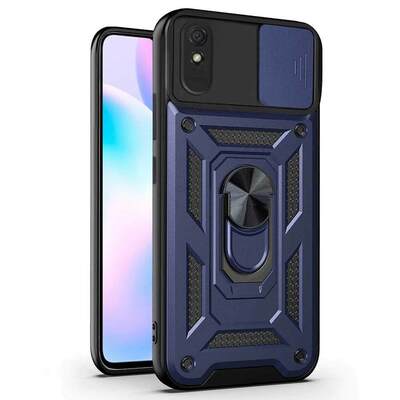 Microsonic Xiaomi Redmi 9A Kılıf Impact Resistant Lacivert