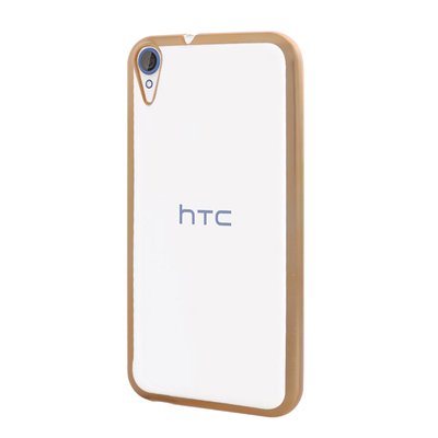 Microsonic HTC Desire 626 Kılıf Skyfall Transparent Clear Gümüş