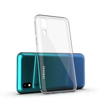 Microsonic Samsung Galaxy A2 Core Kılıf Transparent Soft Beyaz