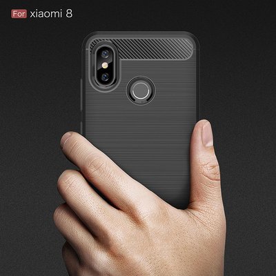 Microsonic Xiaomi Mi 8 Kılıf Room Silikon Gri