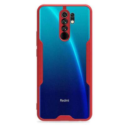 Microsonic Xiaomi Redmi 9 Kılıf Paradise Glow Kırmızı