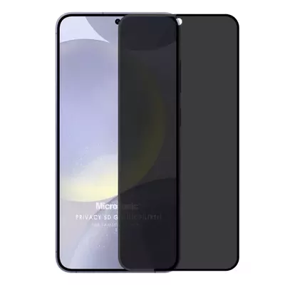 Microsonic Samsung Galaxy A56 Privacy 5D Gizlilik Filtreli Cam Ekran Koruyucu Siyah