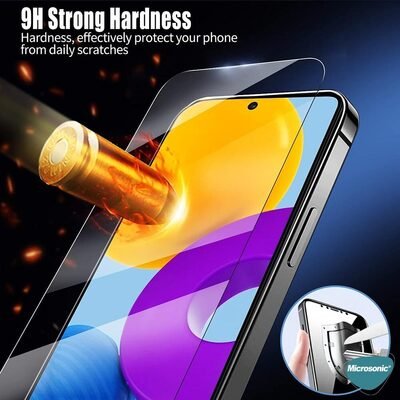 Microsonic Samsung Galaxy M52 Tempered Glass Cam Ekran Koruyucu